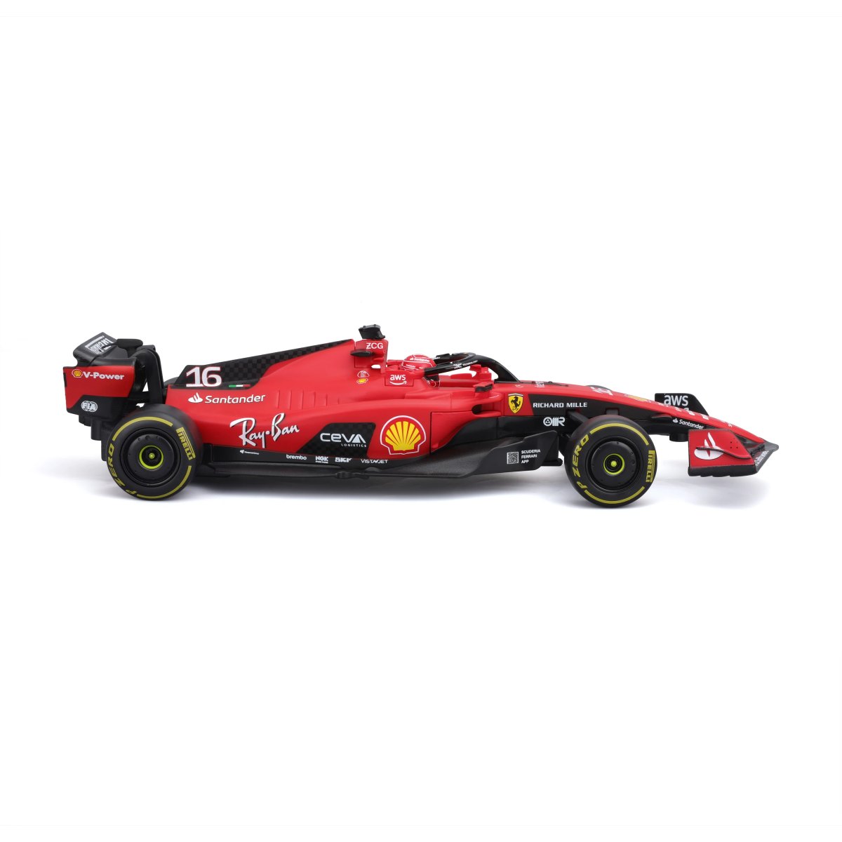 2026 Ferrari F1 SF-23 RC Vehicle – 1:24 Scale Model: No package: Image 4