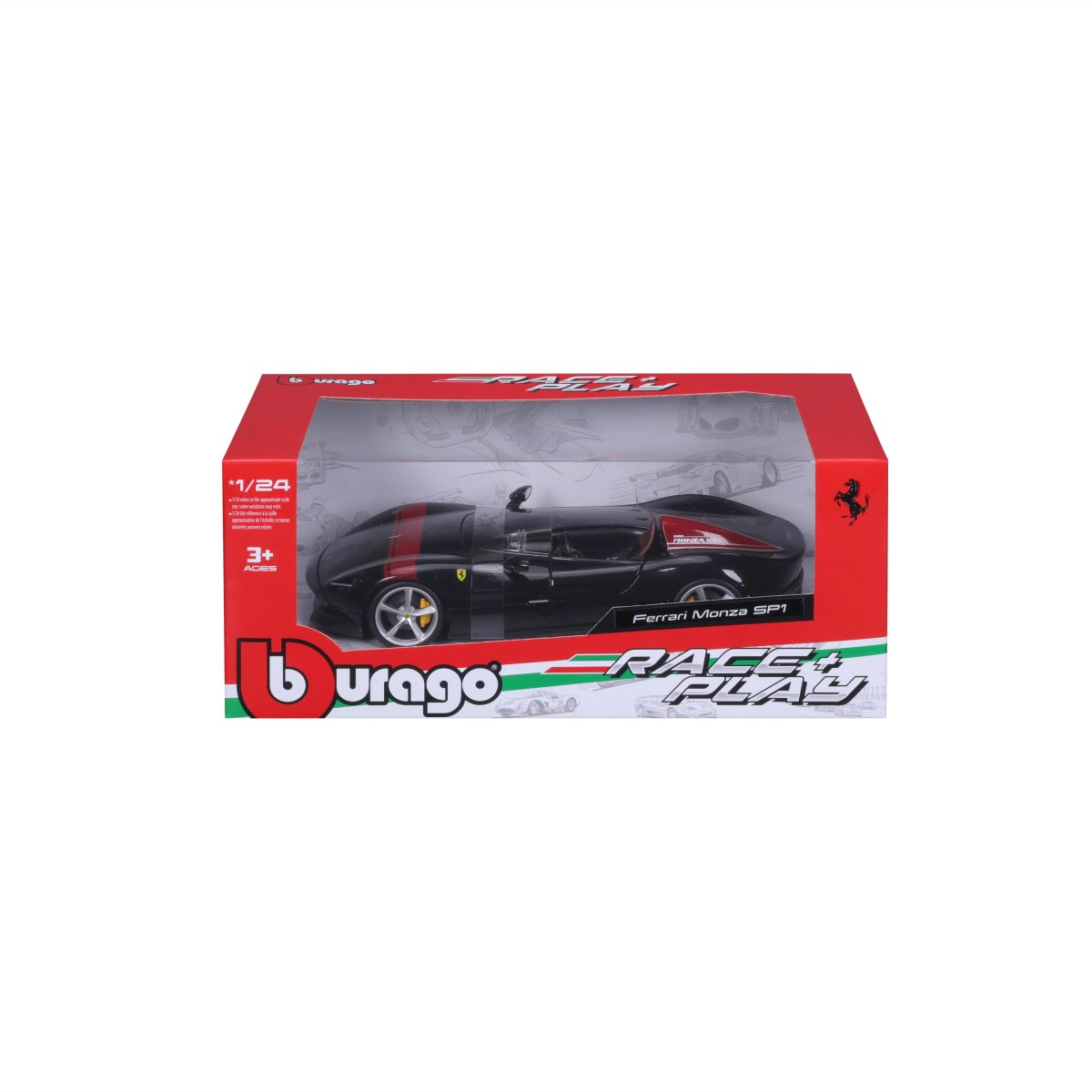 2026 Ferrari Monza SP1 R&P 1:24 Black: No package: Image 2