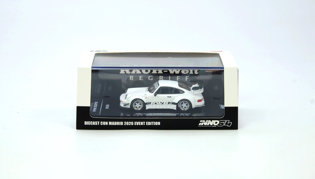 2026 RWB 930 Diecast Con Madrid 2026 Event Edition White: No package: Image 4