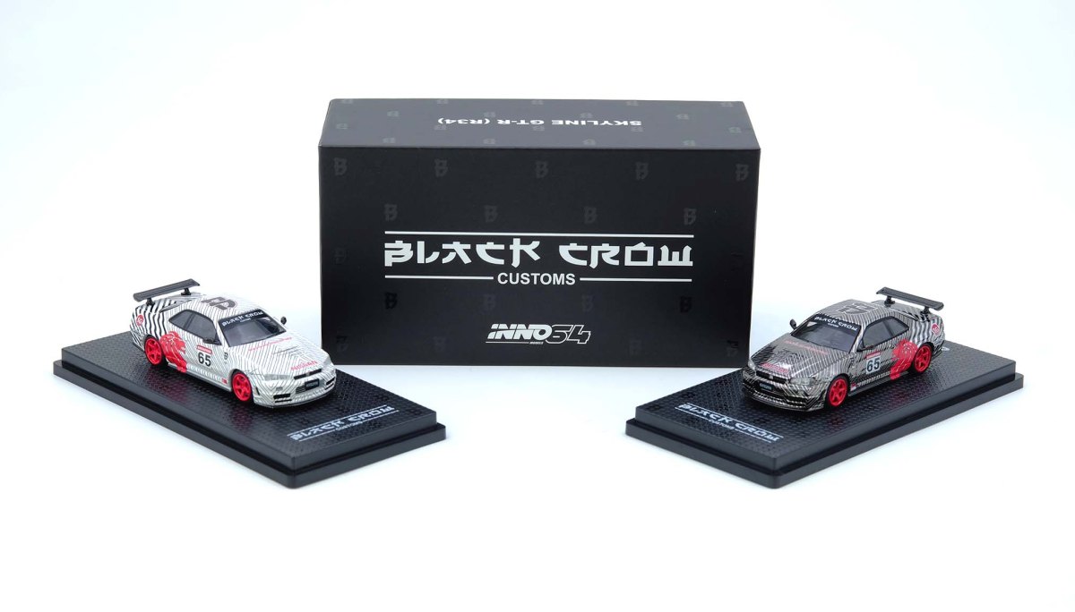Skyline GT-R (R34) “Black Crow” Singapore Diecast Expo 2025 Event Edition: No package: Image 9
