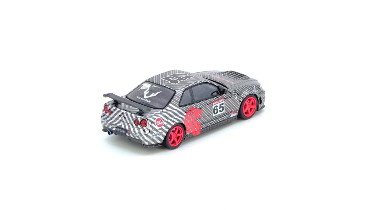 Skyline GT-R (R34) “Black Crow” Singapore Diecast Expo 2025 Event Edition: No package: Image 5