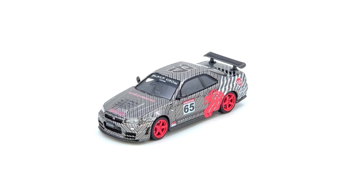 Skyline GT-R (R34) “Black Crow” Singapore Diecast Expo 2025 Event Edition: No package: Image 4