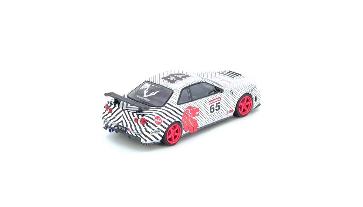 Skyline GT-R (R34) “Black Crow” Singapore Diecast Expo 2025 Event Edition: No package: Image 2