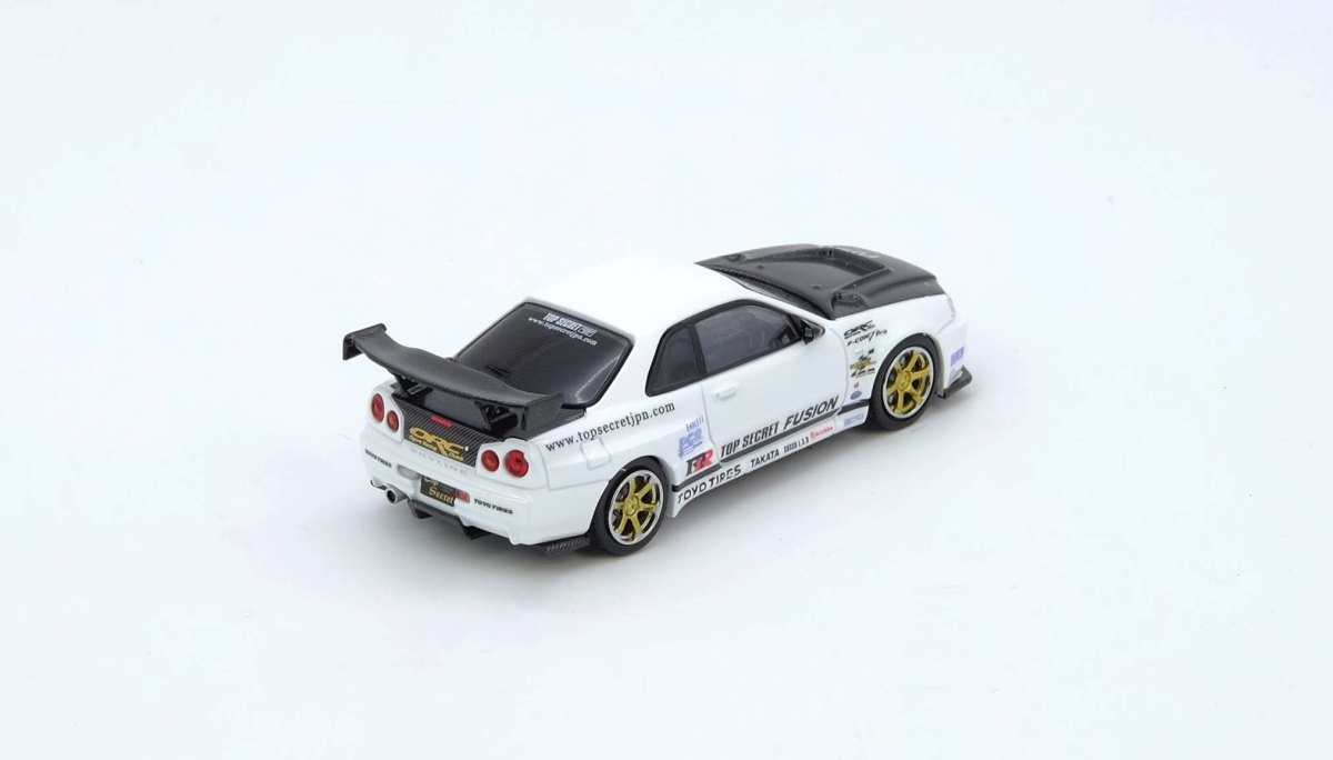 TOP SECRET R34 GT-R White: No package: Image 2