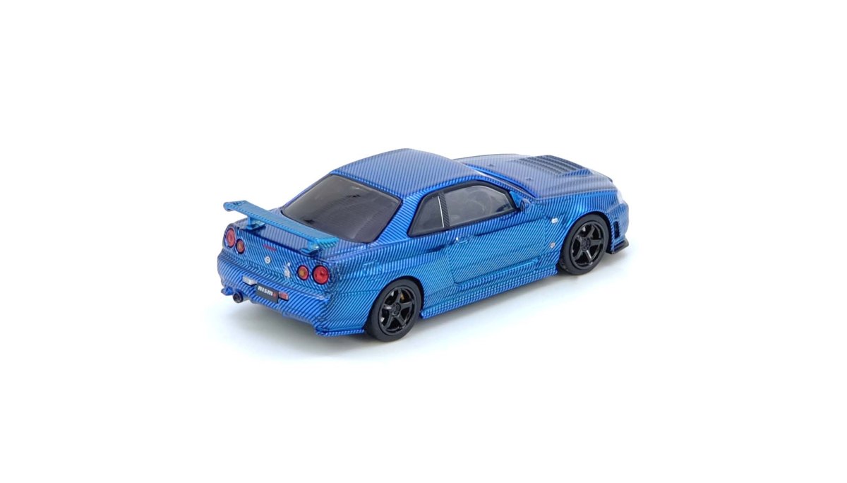 INNO x CLDC Exclusive Version Skyline GT-R (R34) Chrome Blue: No package: Image 2