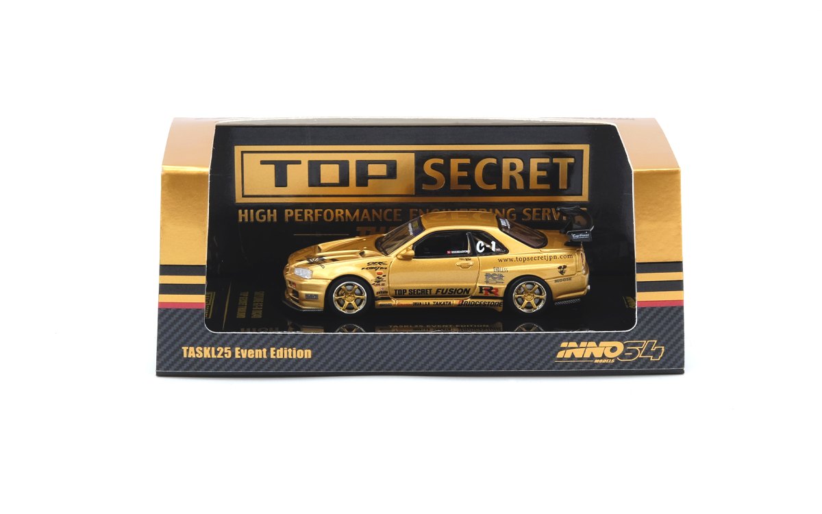 Top Secret Thailand Skyline GT-R (R34) Gold Tokyo Auto Salon Kuala Lumpur 2025 Event Edition: No package: Image 4
