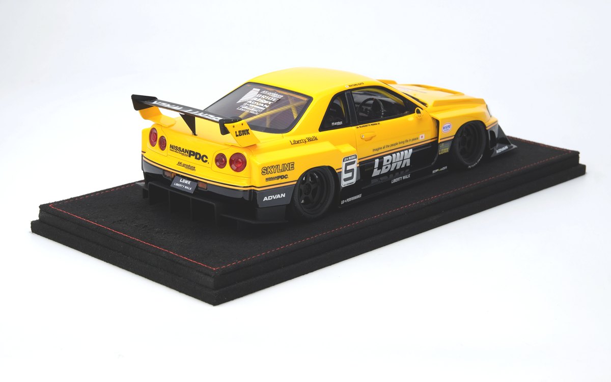 SKYLINE “LBWK” (ER34) Super Silhouette Yellow: No package: Image 2