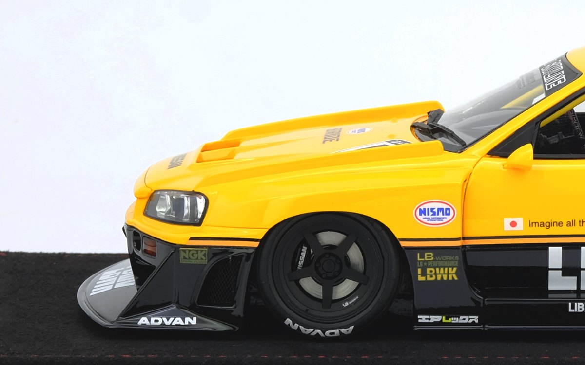 SKYLINE “LBWK” (ER34) Super Silhouette Yellow: No package: Image 5
