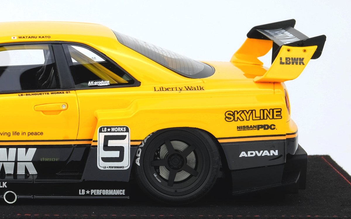SKYLINE “LBWK” (ER34) Super Silhouette Yellow: No package: Image 6