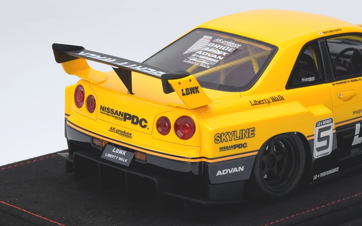 SKYLINE “LBWK” (ER34) Super Silhouette Yellow: No package: Image 3