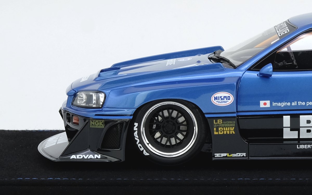 SKYLINE “LBWK” (ER34) Super Silhouette Blue Metallic: No package: Image 6