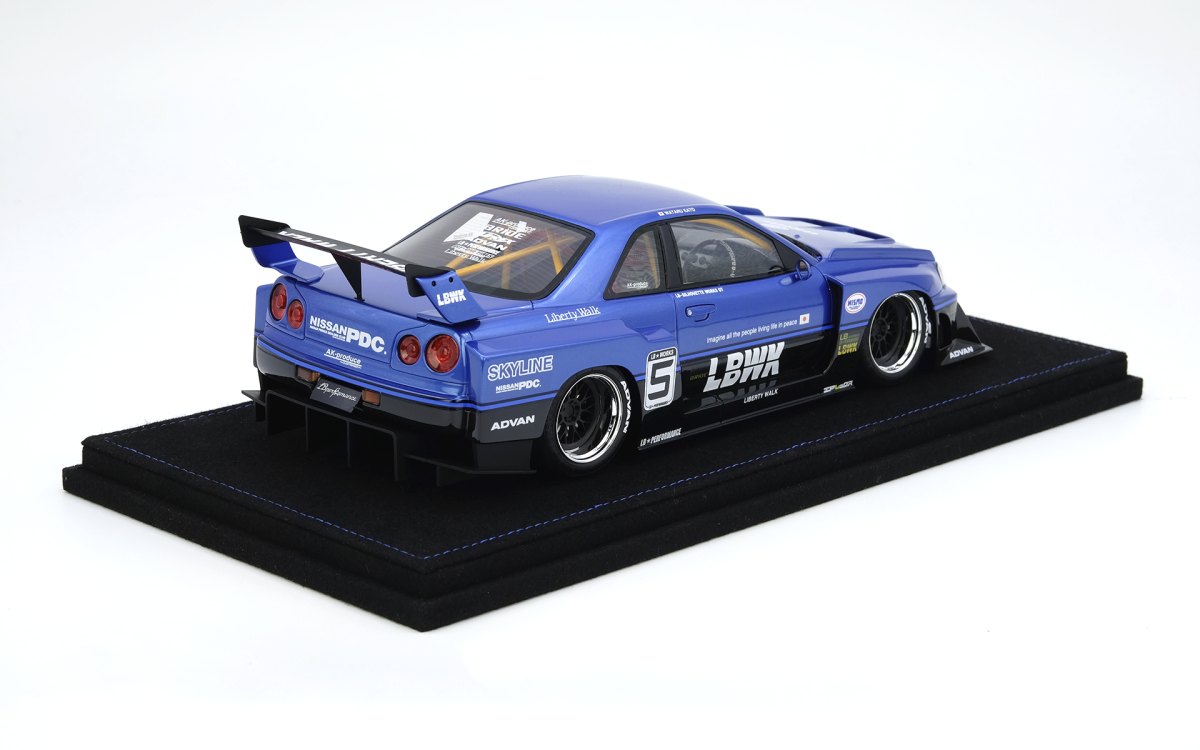SKYLINE “LBWK” (ER34) Super Silhouette Blue Metallic: No package: Image 2