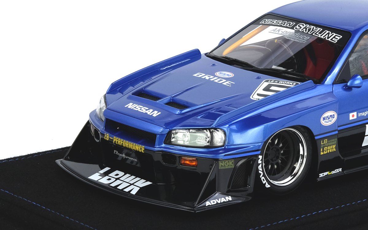 SKYLINE “LBWK” (ER34) Super Silhouette Blue Metallic: No package: Image 4