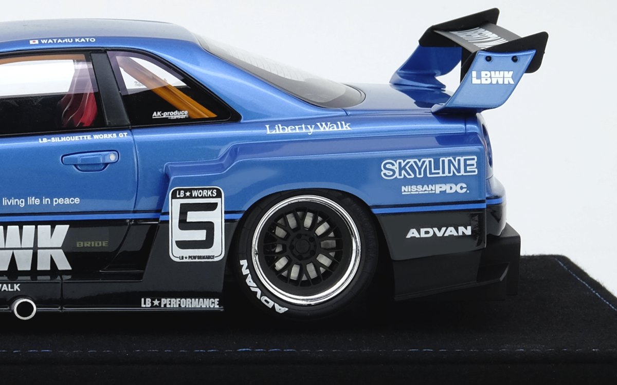 SKYLINE “LBWK” (ER34) Super Silhouette Blue Metallic: No package: Image 7
