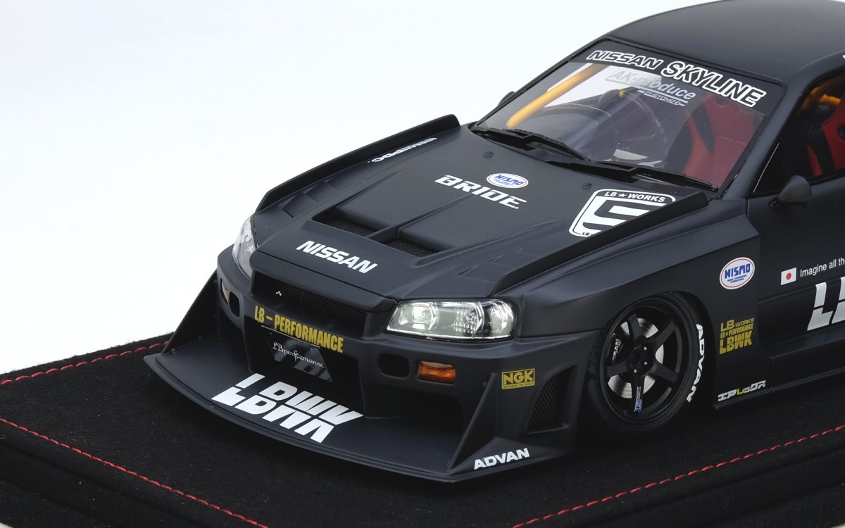 SKYLINE “LBWK” (ER34) Super Silhouette Black Matte: No package: Image 4
