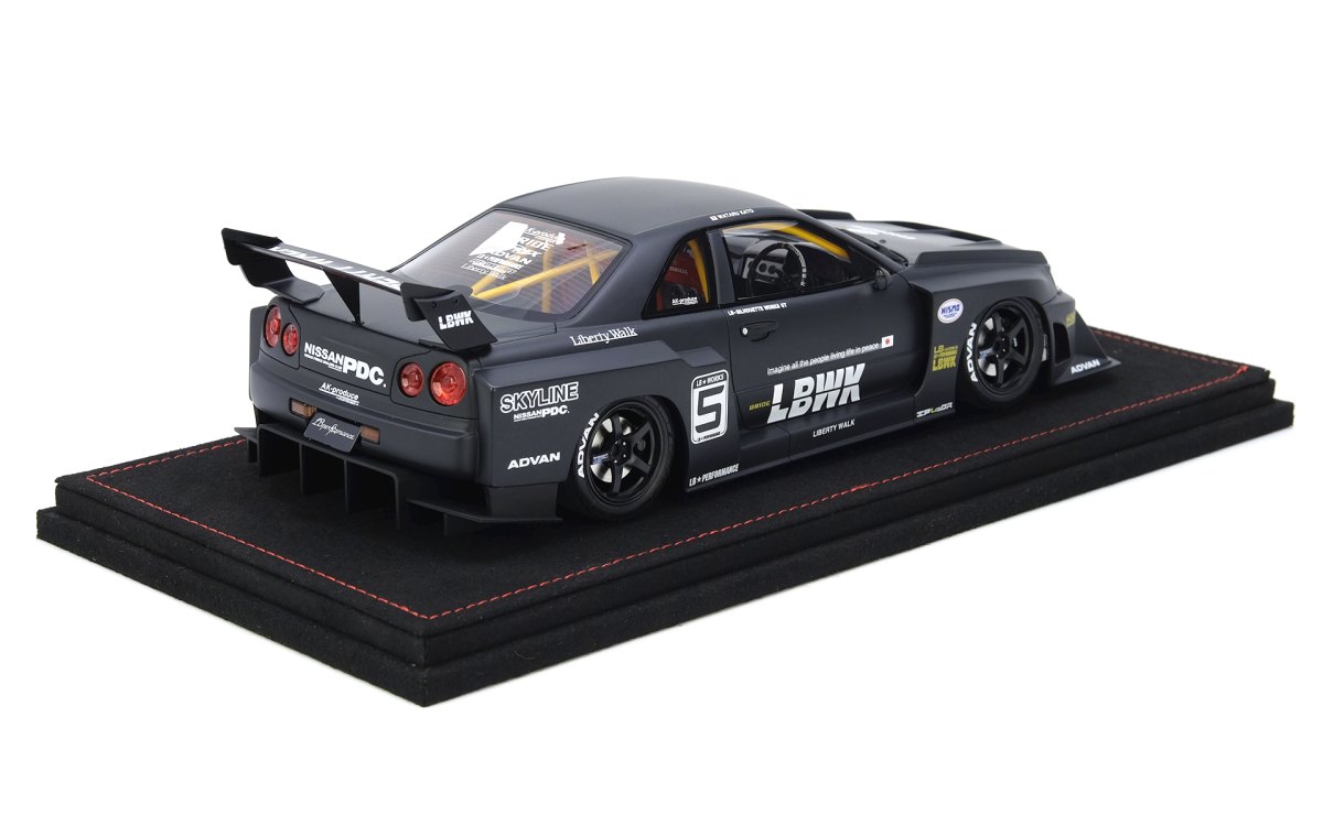 SKYLINE “LBWK” (ER34) Super Silhouette Black Matte: No package: Image 2
