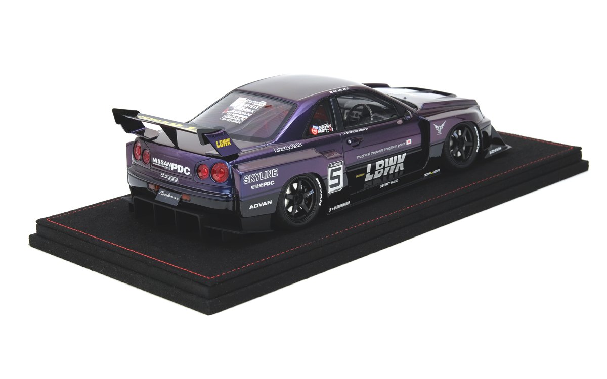 SKYLINE “LBWK” (ER34) Super Silhouette Midnight Purple II: No package: Image 2