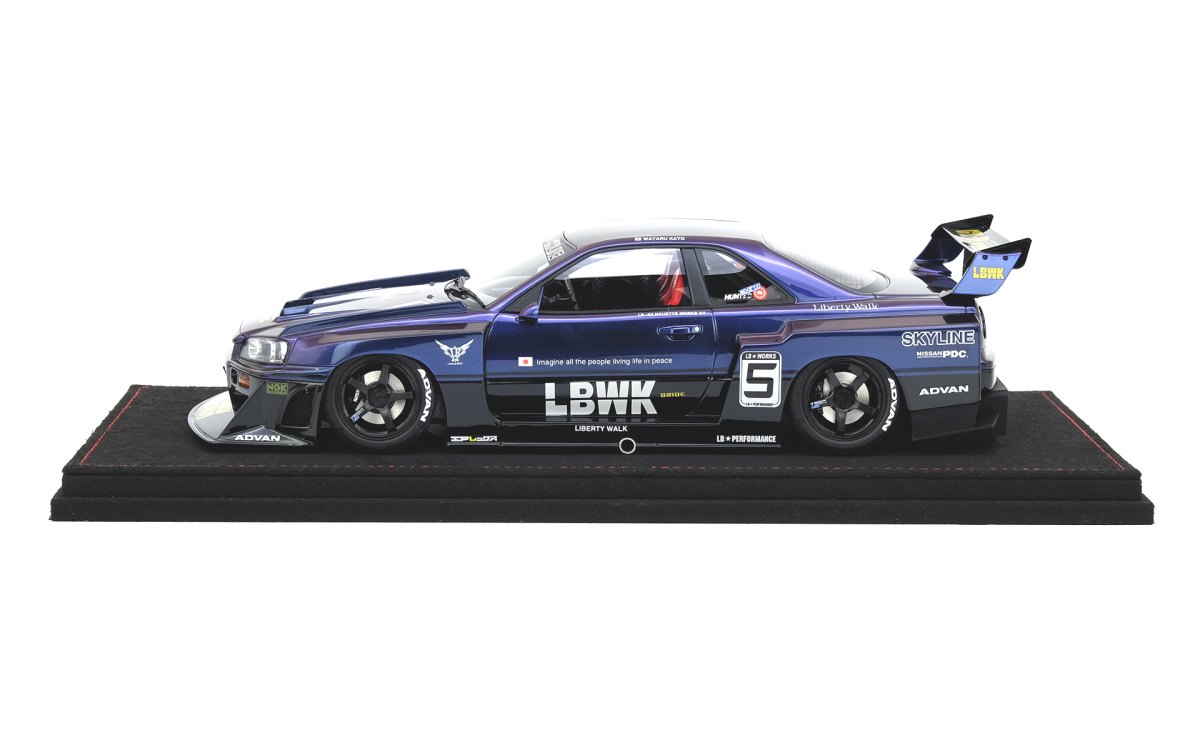 SKYLINE “LBWK” (ER34) Super Silhouette Midnight Purple II: No package: Image 3