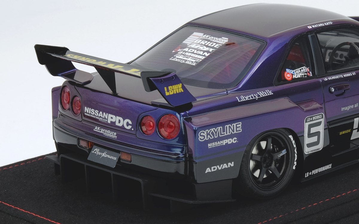 SKYLINE “LBWK” (ER34) Super Silhouette Midnight Purple II: No package: Image 5