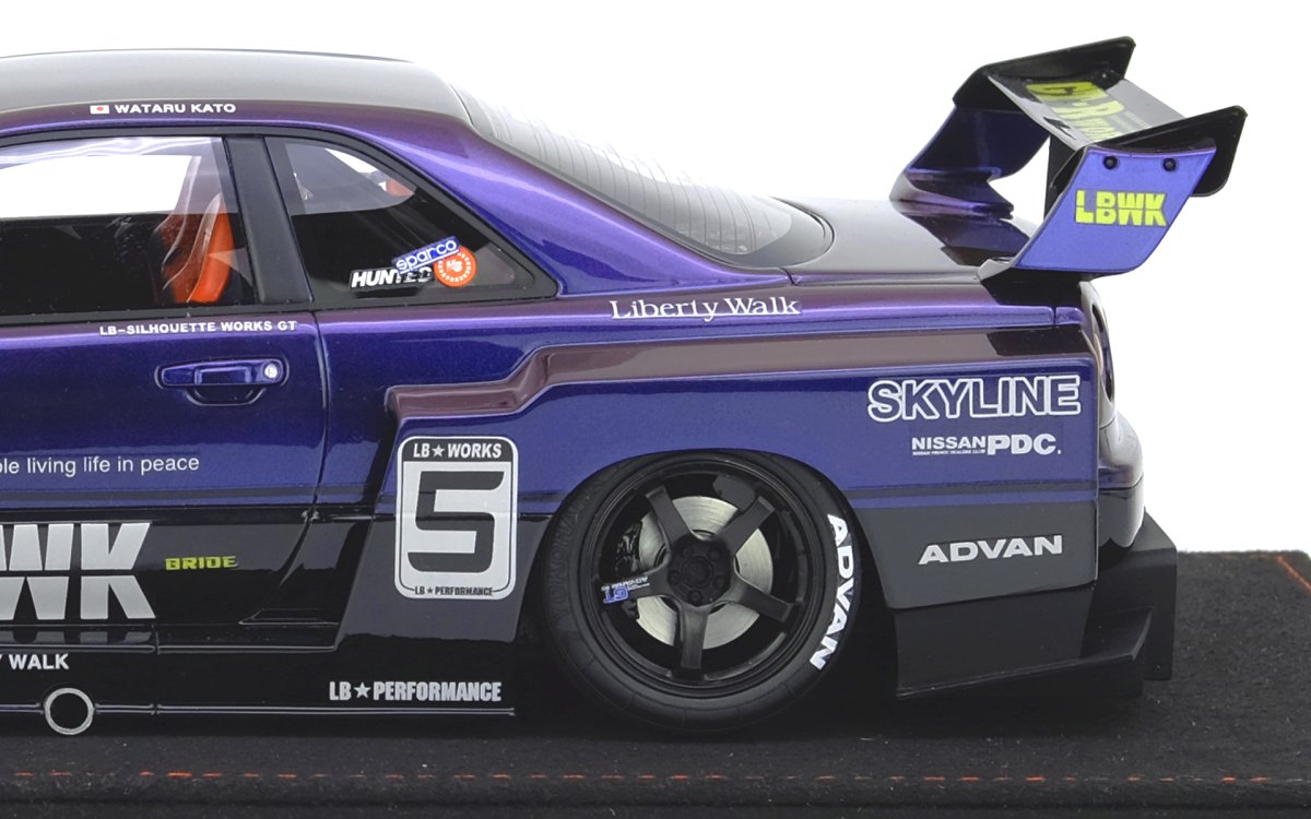 SKYLINE “LBWK” (ER34) Super Silhouette Midnight Purple II: No package: Image 6