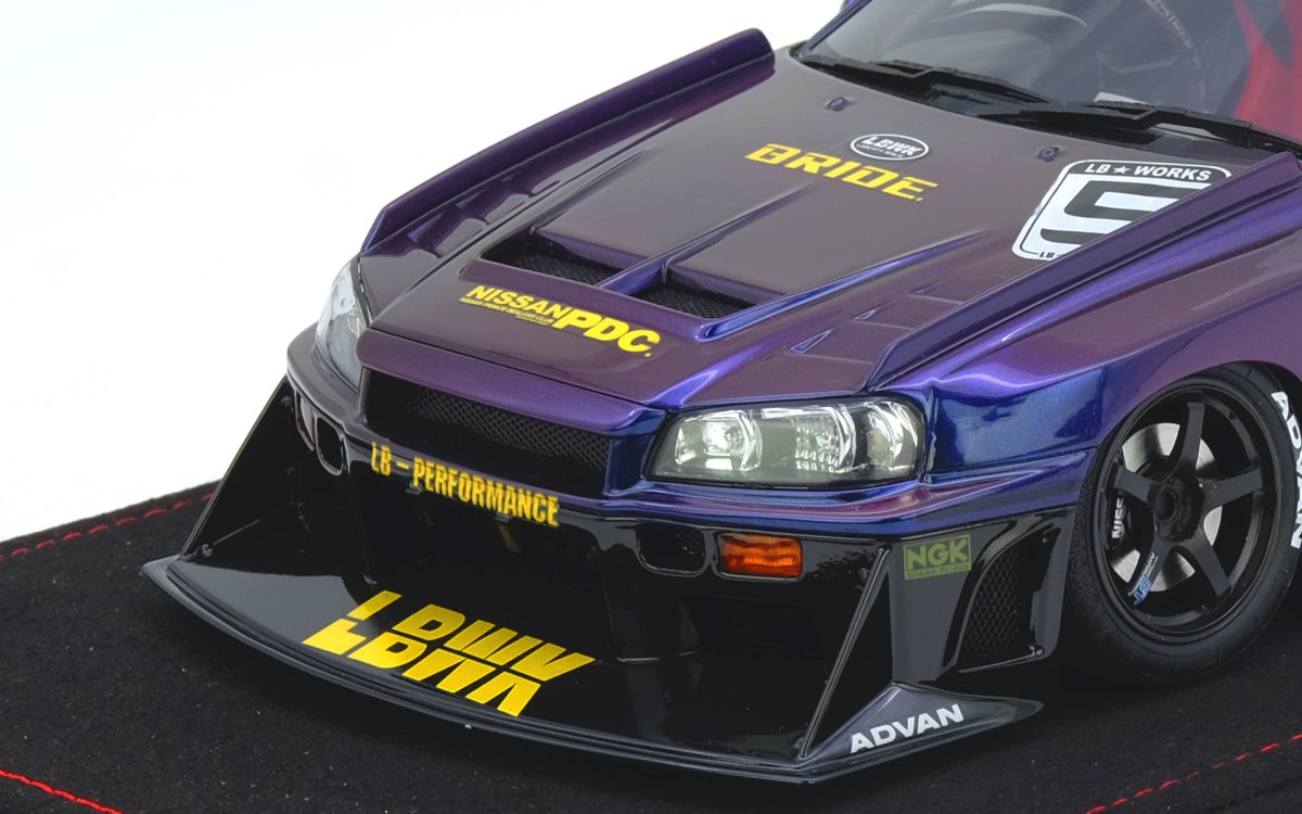 SKYLINE “LBWK” (ER34) Super Silhouette Midnight Purple II: No package: Image 4