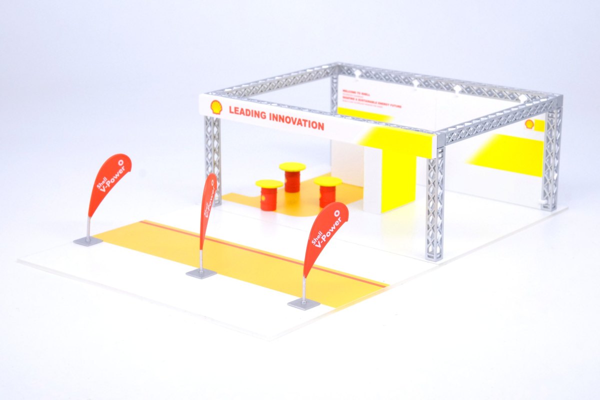 2025 SHELL – KIOSK Diorama (Without Model Cars): No package: Image 3