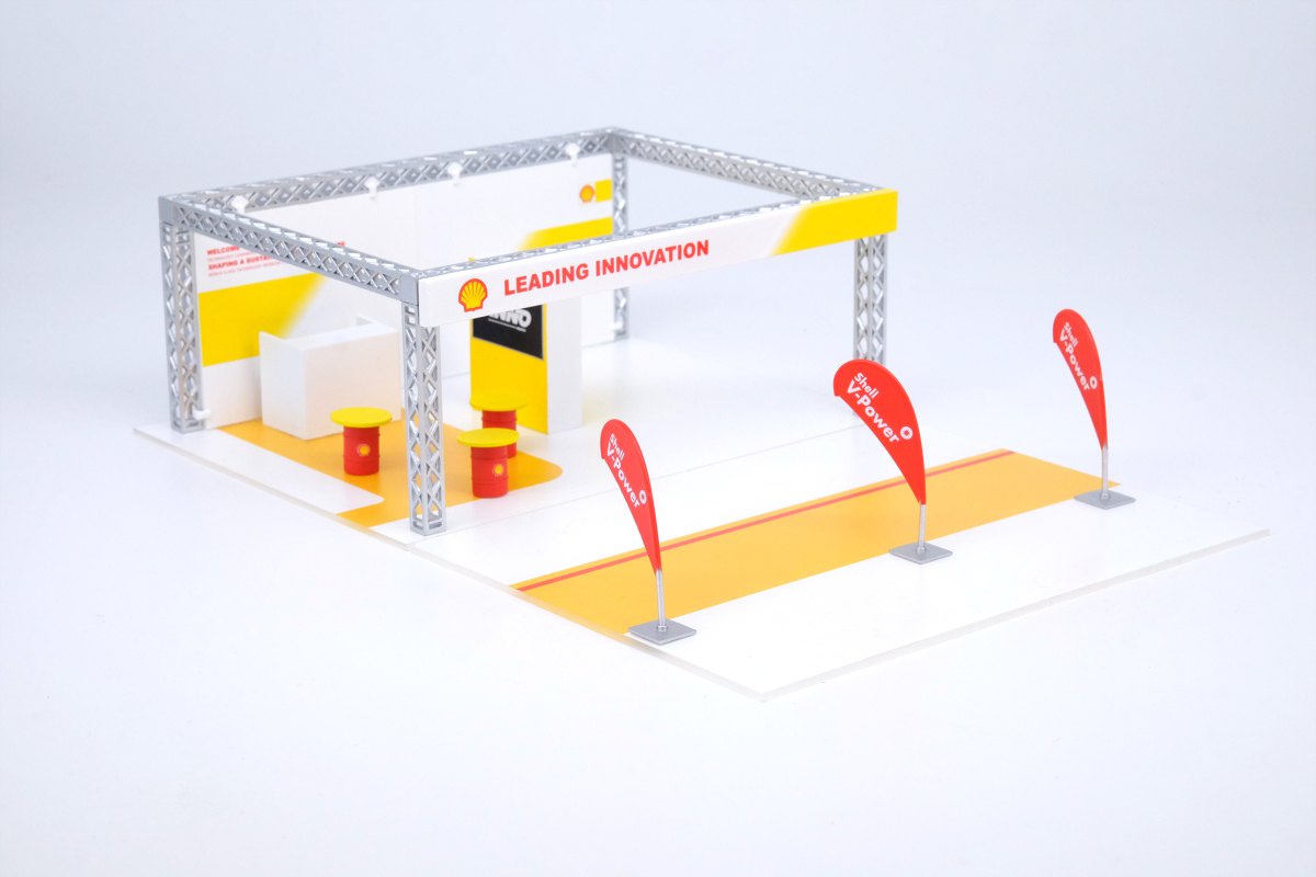2025 SHELL – KIOSK Diorama (Without Model Cars): No package: Image 2