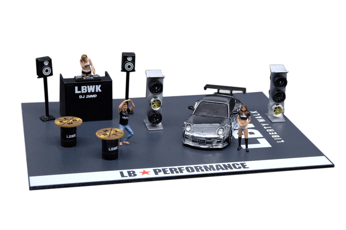 2025 LBWK Auto Salon Diorama with Car and Figures: No package: Image 2
