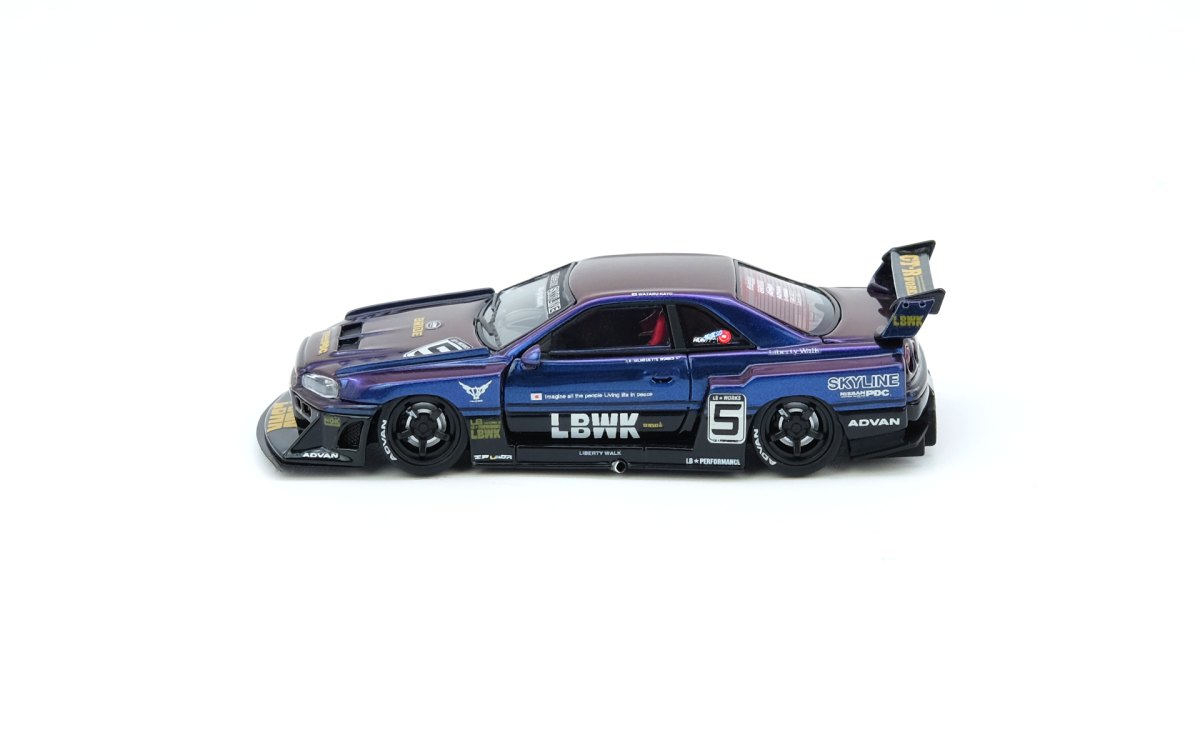 SKYLINE “LBWK” (ER34) SUPER SILHOUETTE MIDNIGHT PURPLE II: No package: Image 2