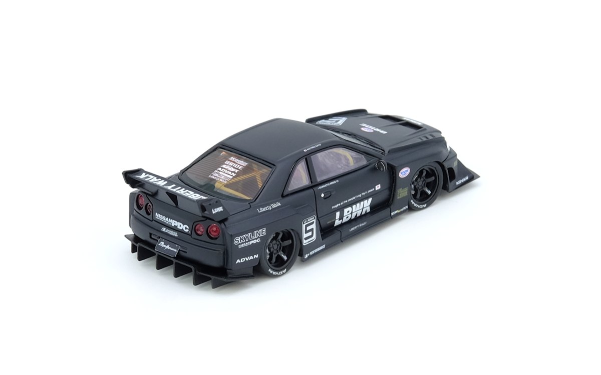 SKYLINE “LBWK” (ER34) SUPER SILHOUETTE Black Matt: No package: Image 2