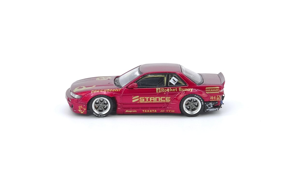 NISSAN SILVIA (S13) V2 PANDEM / ROCKET BUNNY Red Metalic: No package: Image 3