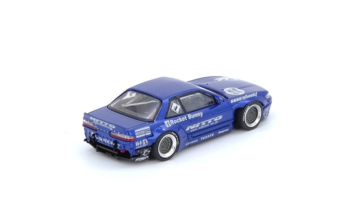 NISSAN SILVIA (S13) V2 PANDEM / ROCKET BUNNY Blue Metallic: No package: Image 2