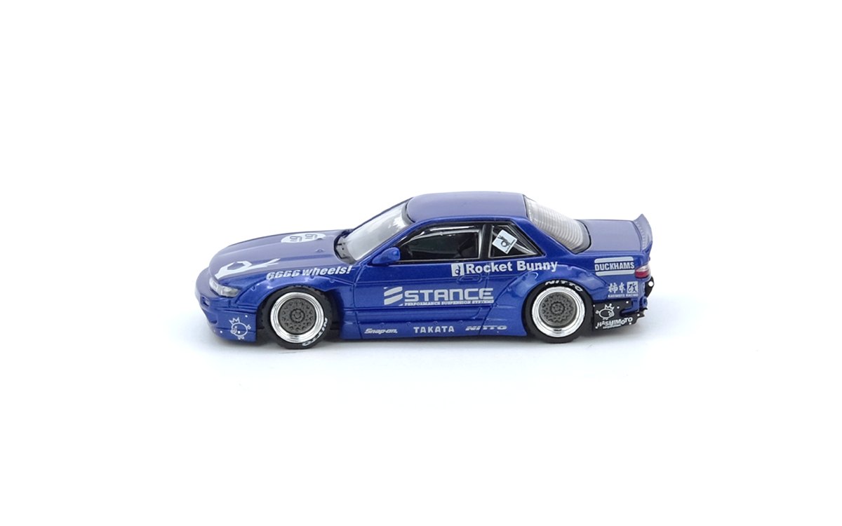 NISSAN SILVIA (S13) V2 PANDEM / ROCKET BUNNY Blue Metallic: No package: Image 3