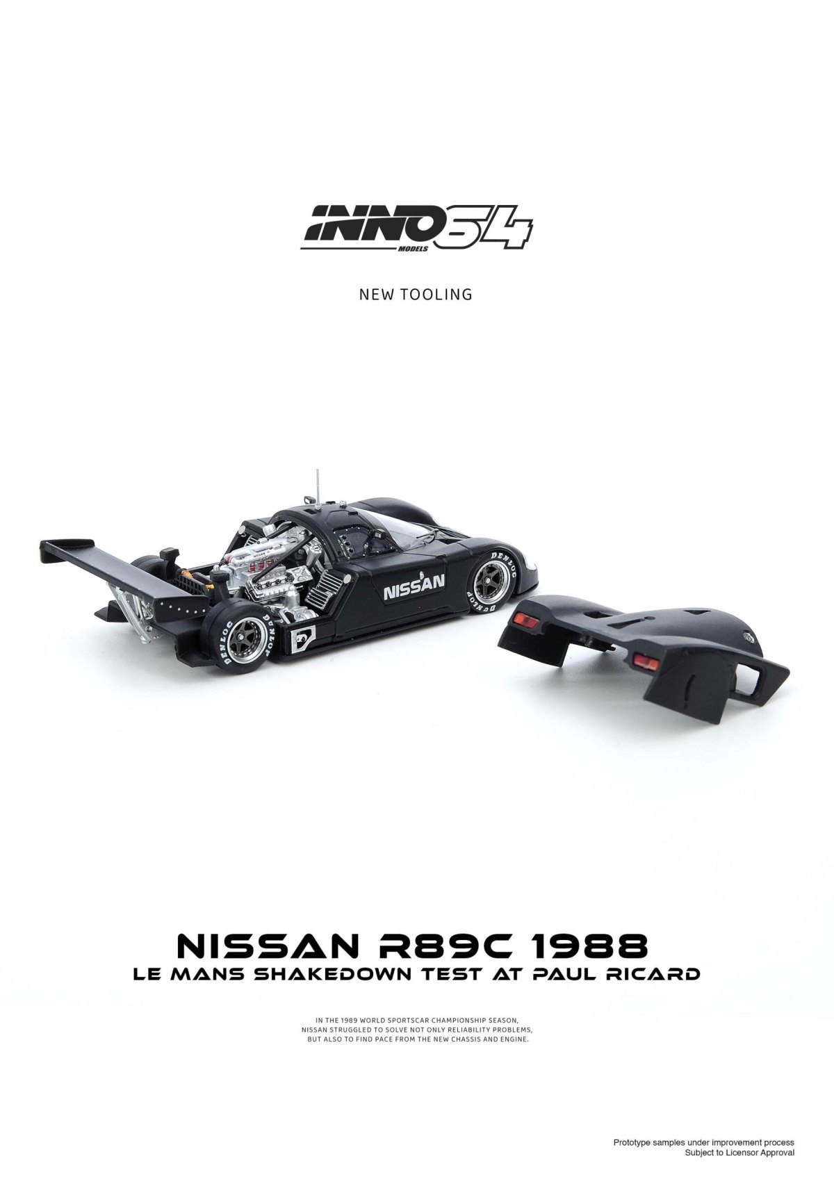 NISSAN R89C LE MANS SHAKEDOWN TEST AT PAUL RICARD 1988: No package: Image 6