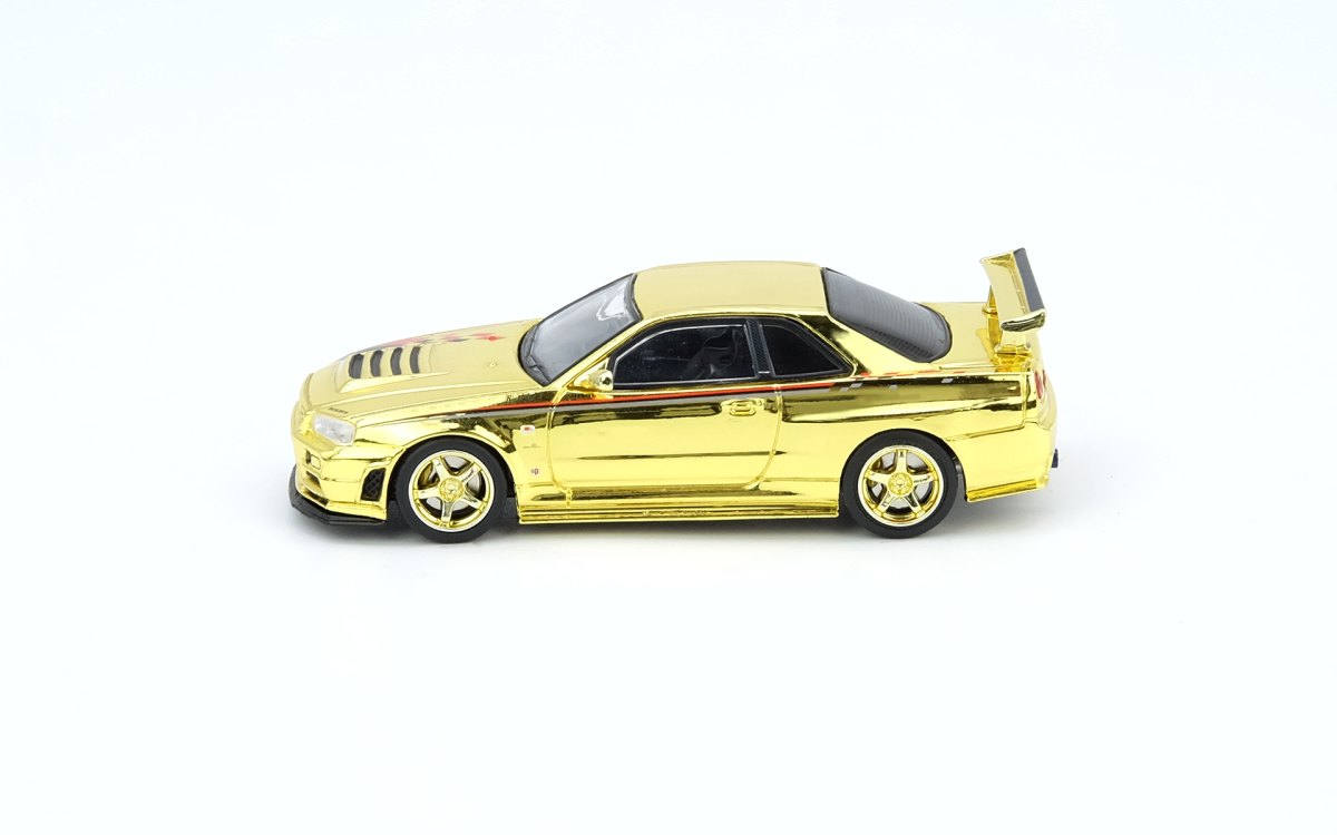 SKYLINE GT-R (R34) NISMO R-Tune Gold Chrome – Hobby Expo China 2023 Event Edition: No package: Image 3