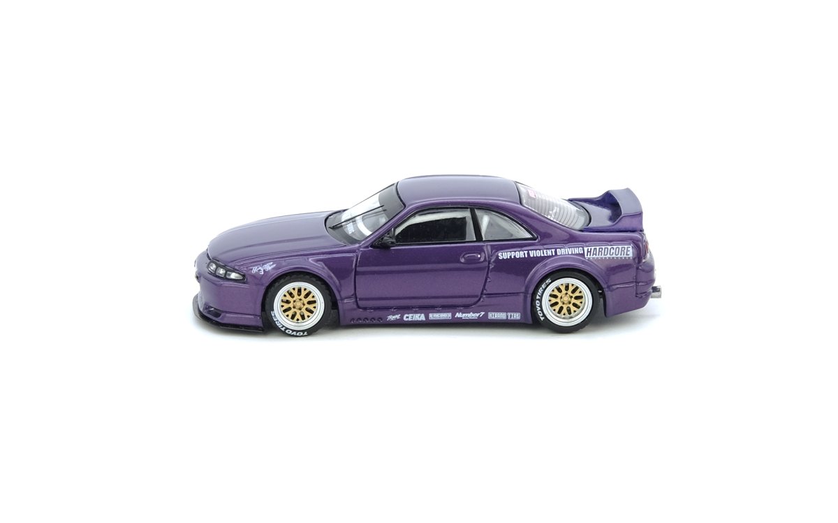 NISSAN SKYLINE GT-R (R33) PANDEM / ROCKET BUNNY Purple: No package: Image 3