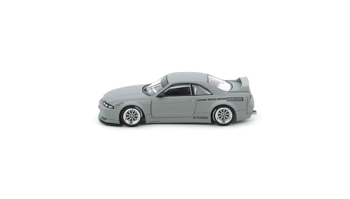 NISSAN SKYLINE GT-R (R33) PANDEM / ROCKET BUNNY Cement Grey Matte: No package: Image 3