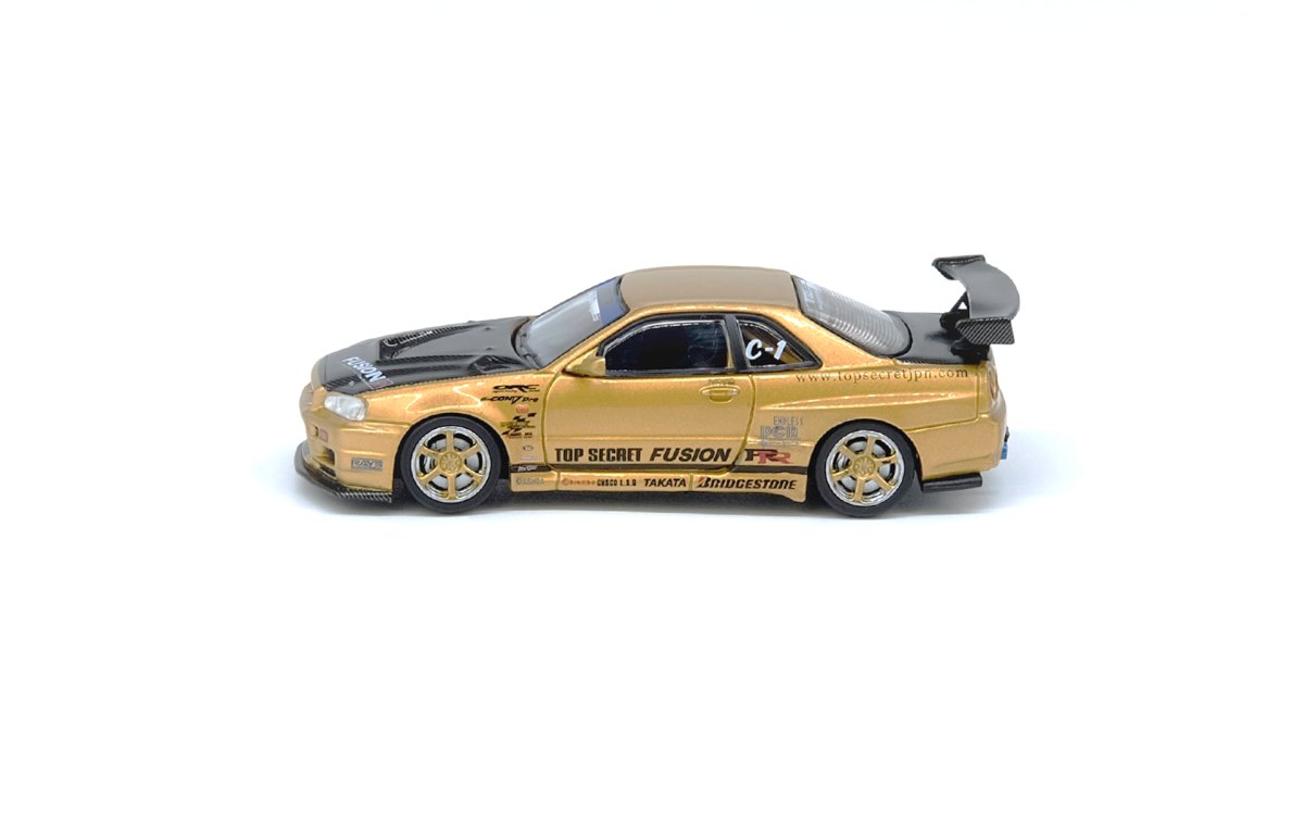 Top Secret Skyline GT-R (R34) Gold: No package: Image 3