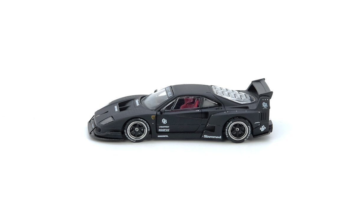 LBWK F40 Matte Black – HONG KONG TOYCAR SALON 2023 SPECIAL EDITION: No package: Image 3