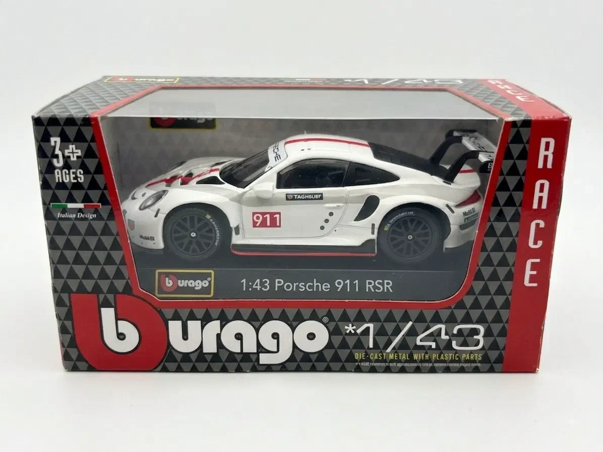 2022 Porsche 911 RSR (White) – Race: Box: Image 2