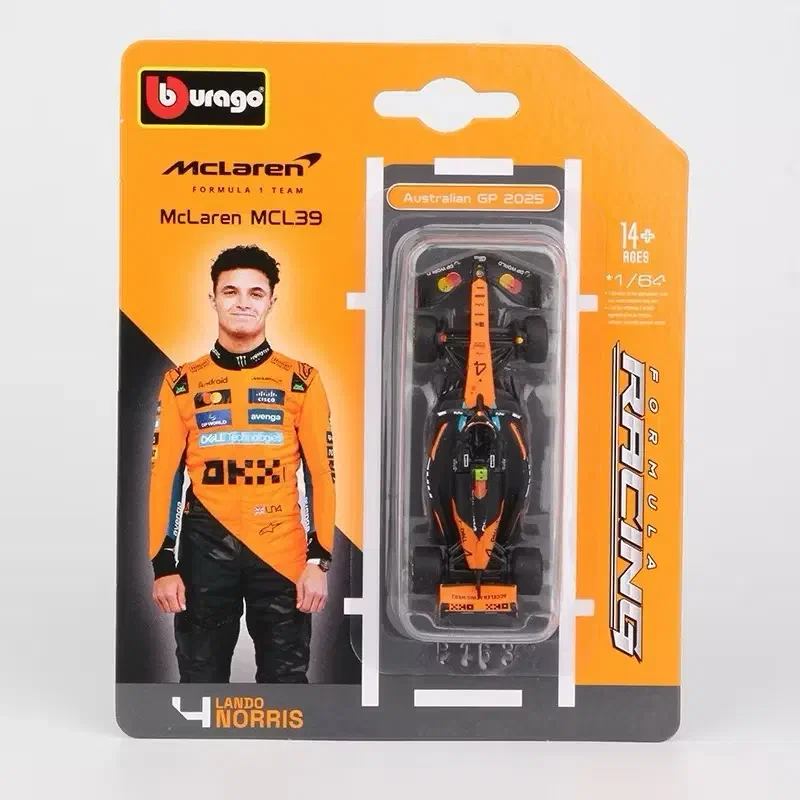 2026 McLaren F1 MCL39 2025 #4 Lando Norris Orange: Blister: Image 2