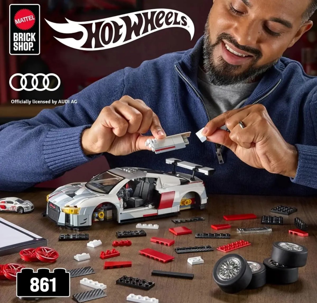 2026 15 Audi R8 LMS - Deluxe Version White: Image 6