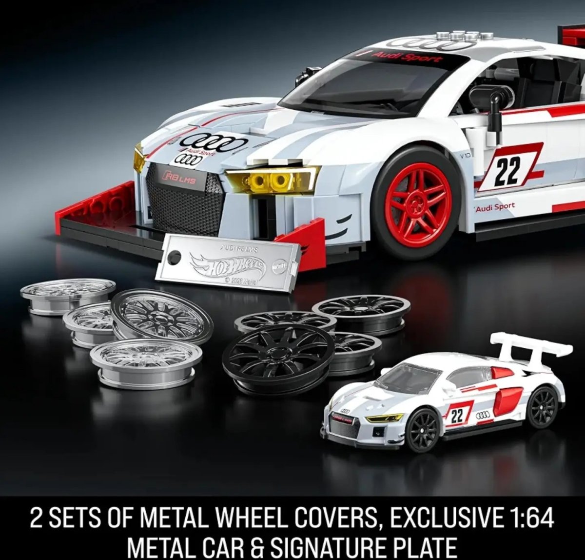 2026 15 Audi R8 LMS - Deluxe Version White: Image 3
