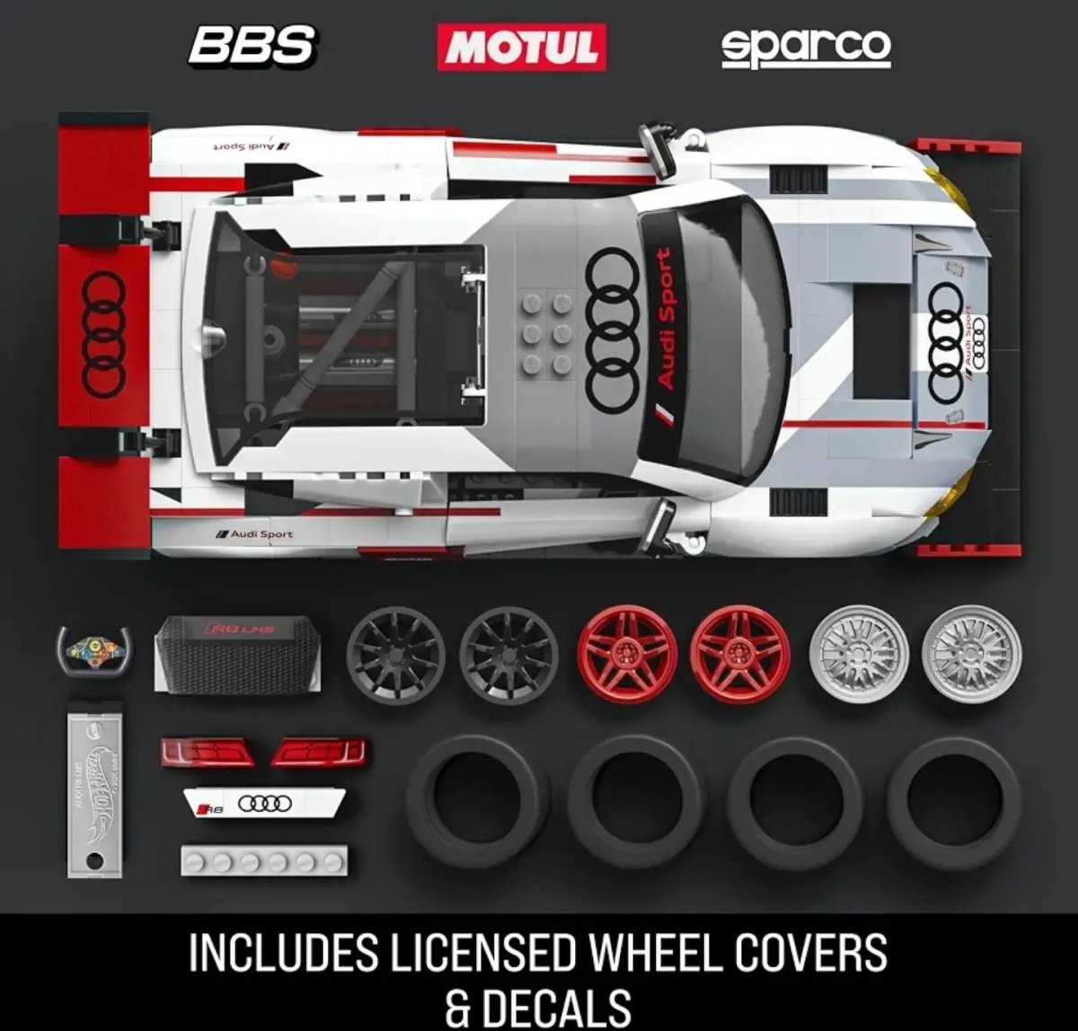 2026 15 Audi R8 LMS - Deluxe Version White: Image 4