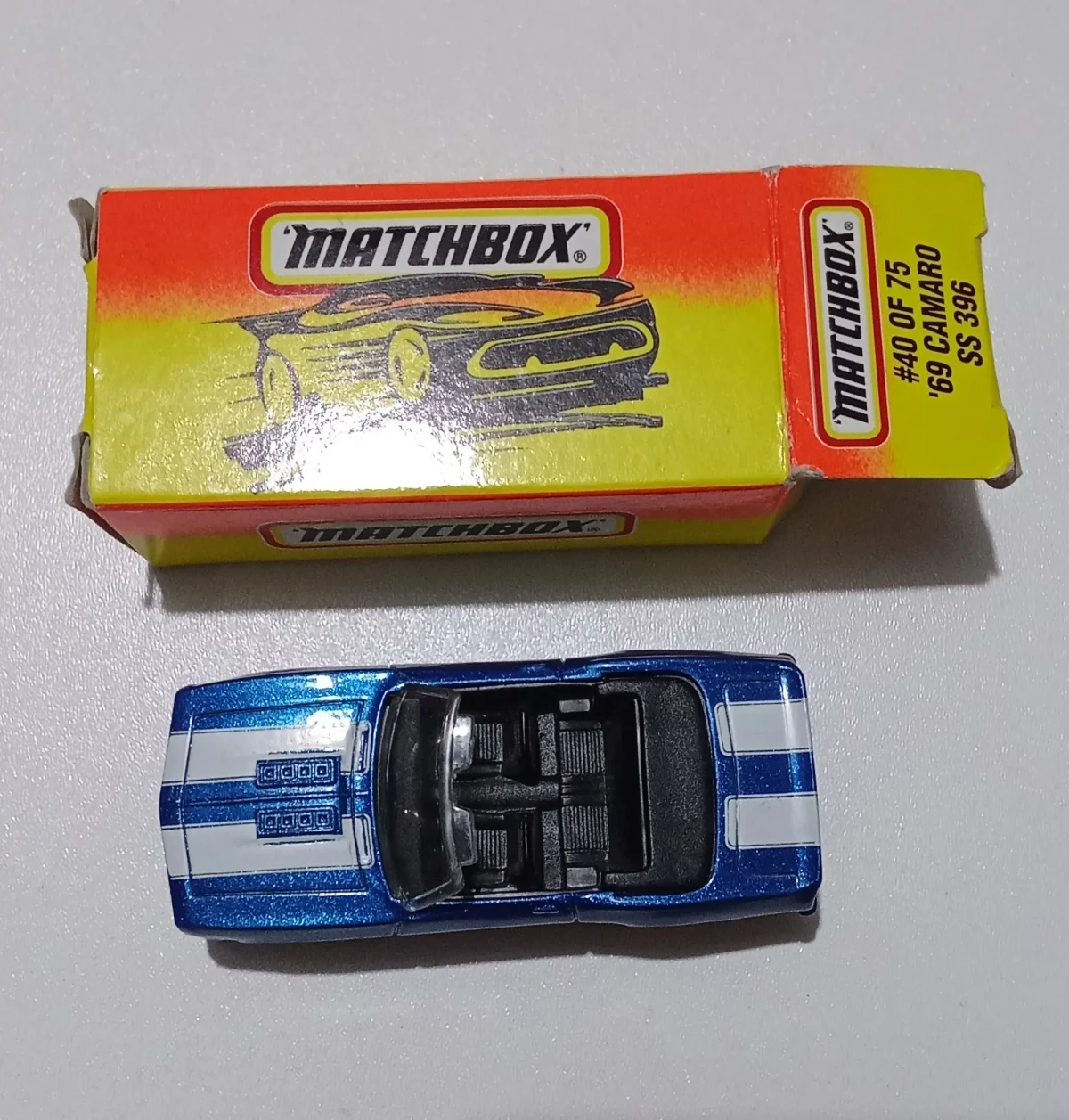 1997 1969 Camaro SS 396 Blue: Box: Image 2