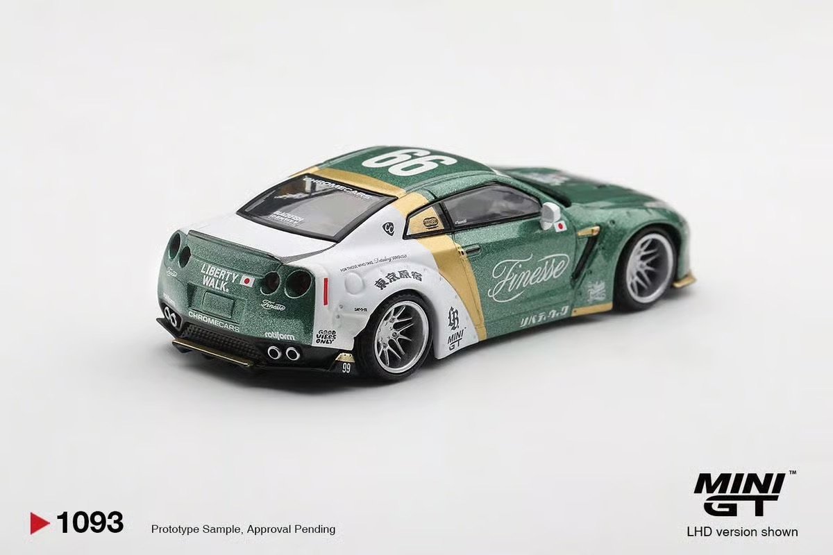 2026 Nissan GT-R (R35) LB★WORKS Type 1 Custom Ducktail Auto Finesse Green: Image 3
