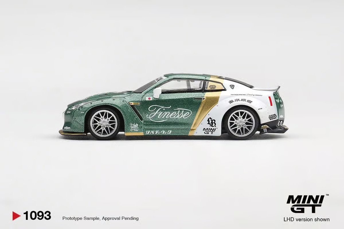 2026 Nissan GT-R (R35) LB★WORKS Type 1 Custom Ducktail Auto Finesse Green: Image 2