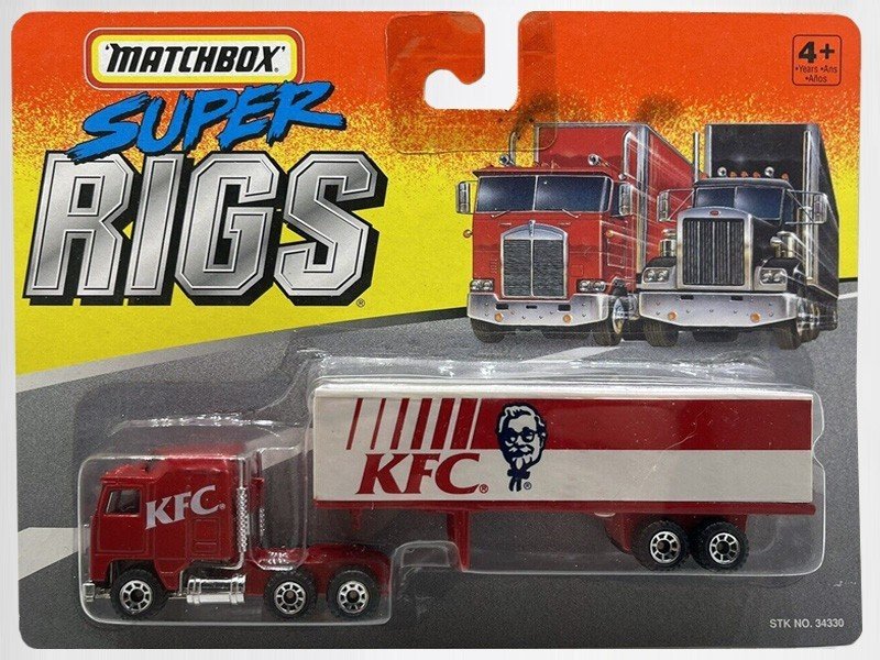 1996 Kenworth Articulated Trailer Box KFC Red: Image 2