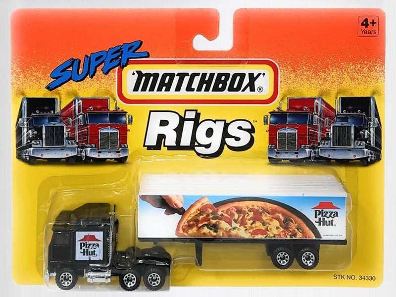 1996 Kenworth Articulated Trailer Box Pizz Hut Black: Image 2