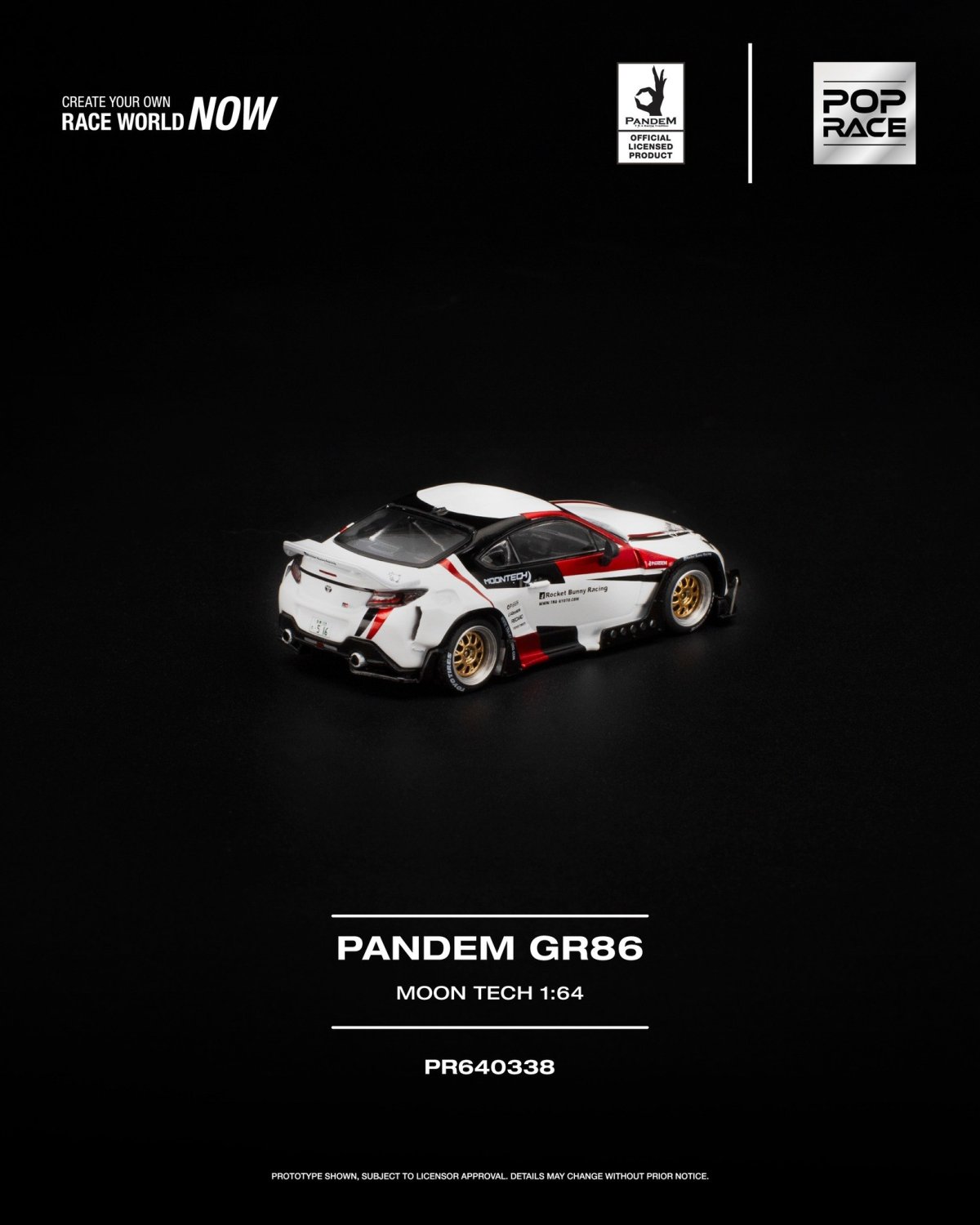 2027 Pandem GR86 "Moon Tech" White: Image 2
